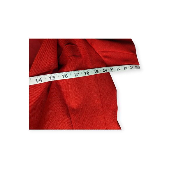 Vintage The Fashion Place Red Blazer Size 18 - Picture 10 of 13